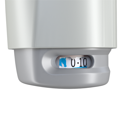 The fill indicator shows the percentage of actuations available in the inhaler.
